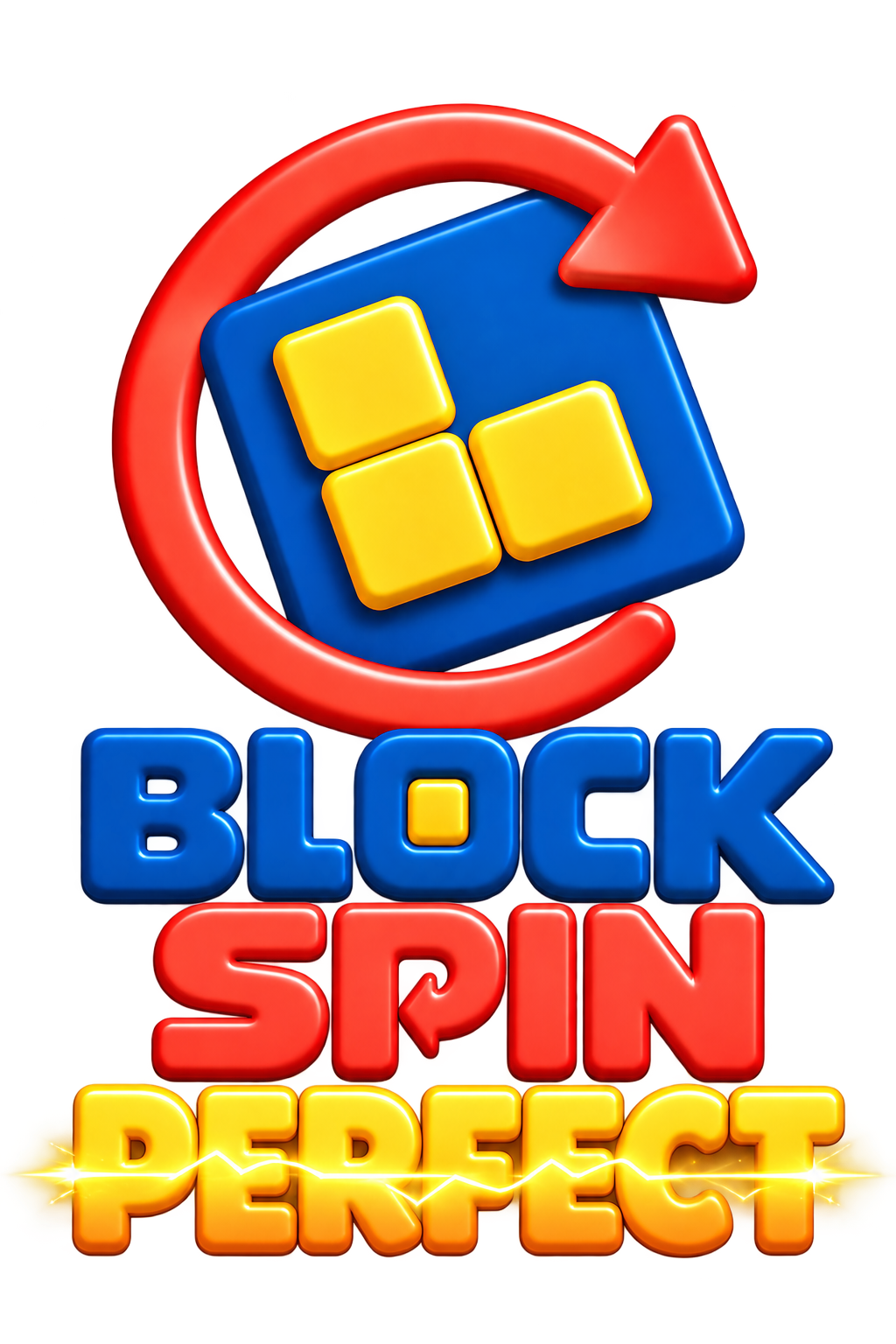 Block Spin Perfect game logo